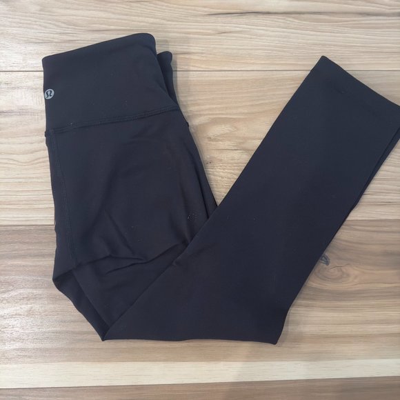 Lululemon Wunder Under Crop III 21 Luon - Size 4 - Picture 1 of 2